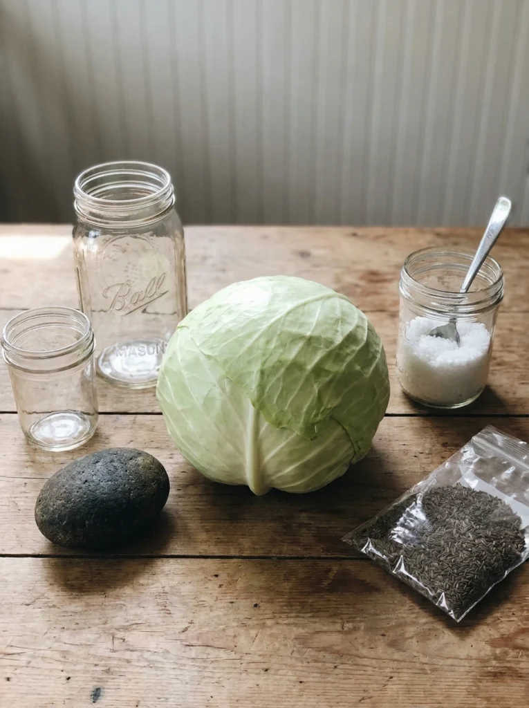 ingredient Homemade Sauerkraut
