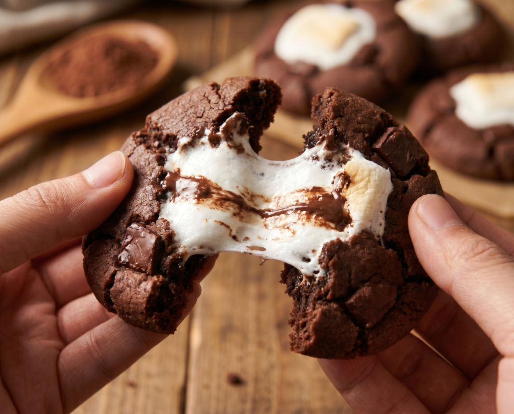 Hot chocolate Cookies