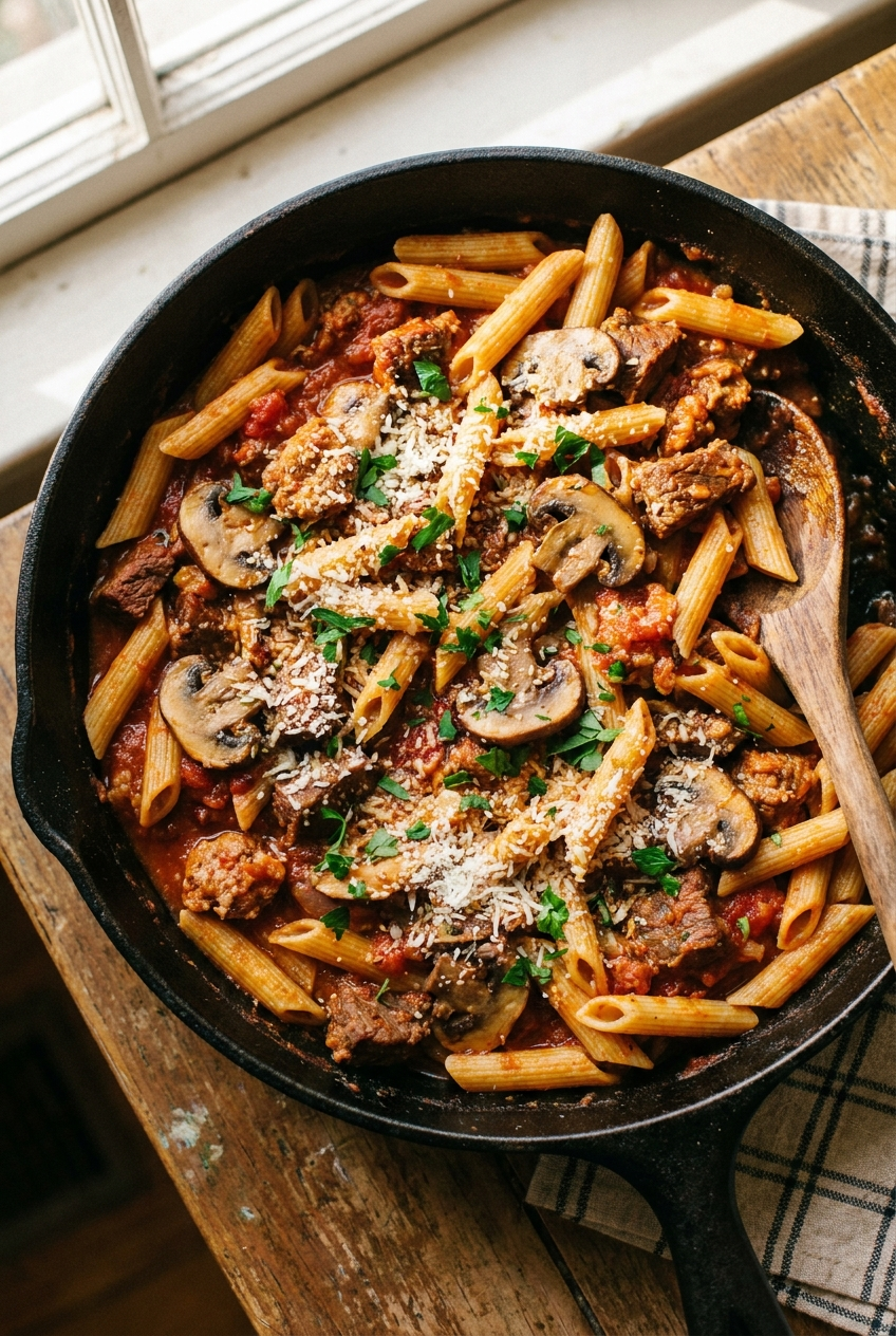Mushroom Pasta