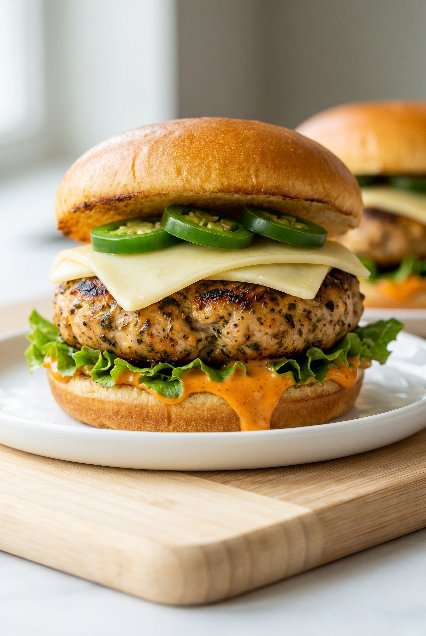 jalapeño turkey burgers