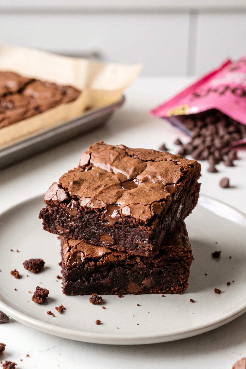 Ghirardelli chocolate brownie