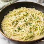 Cabbage alfredo