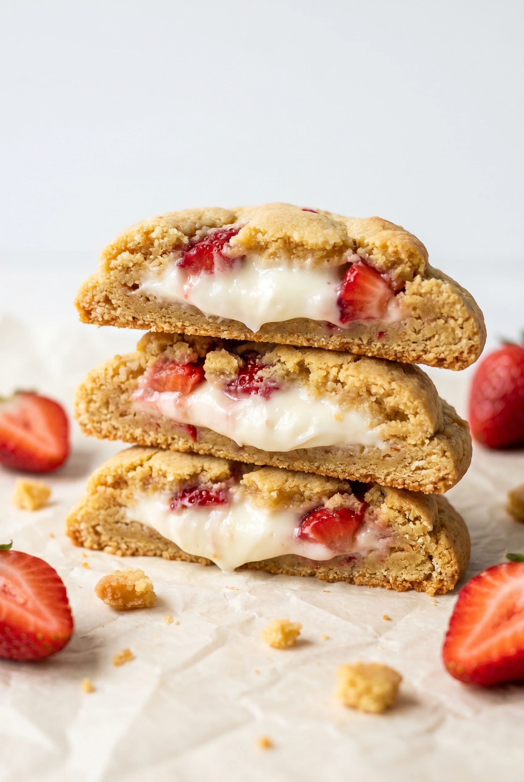 Strawberry Cheesecake Cookies