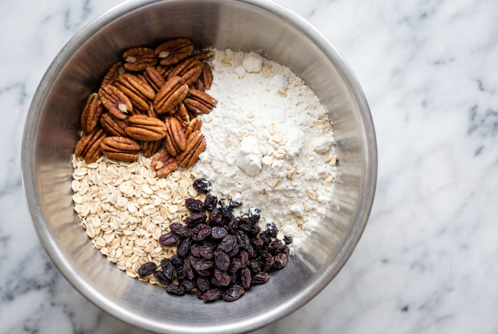 dry ingredient Maple Oatmeal Scones