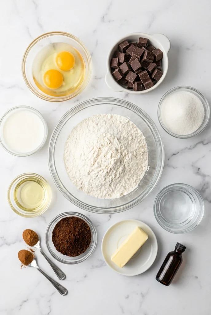 ingredient Cinnamon Churros with Coffee Chocolate Sauce