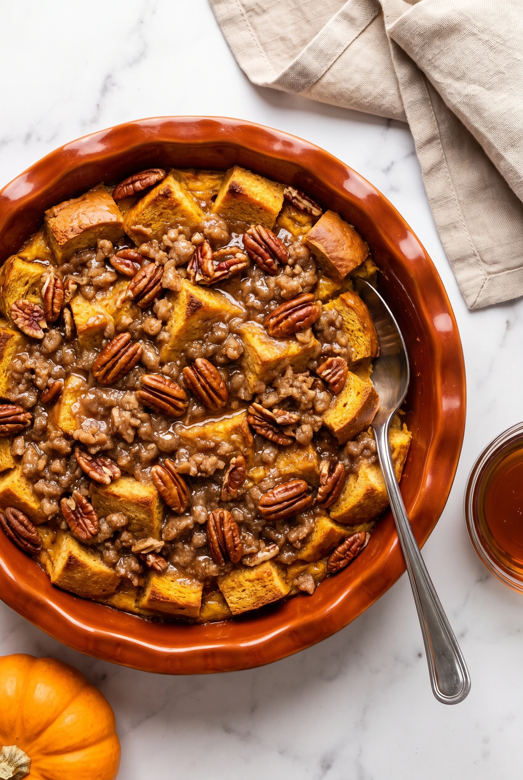 Pumpkin French Toast Casserole