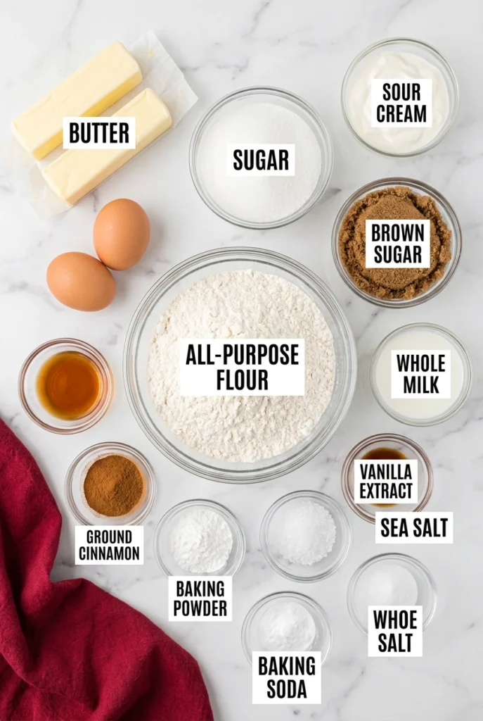 ingredient Sour Cream Coffee Cake