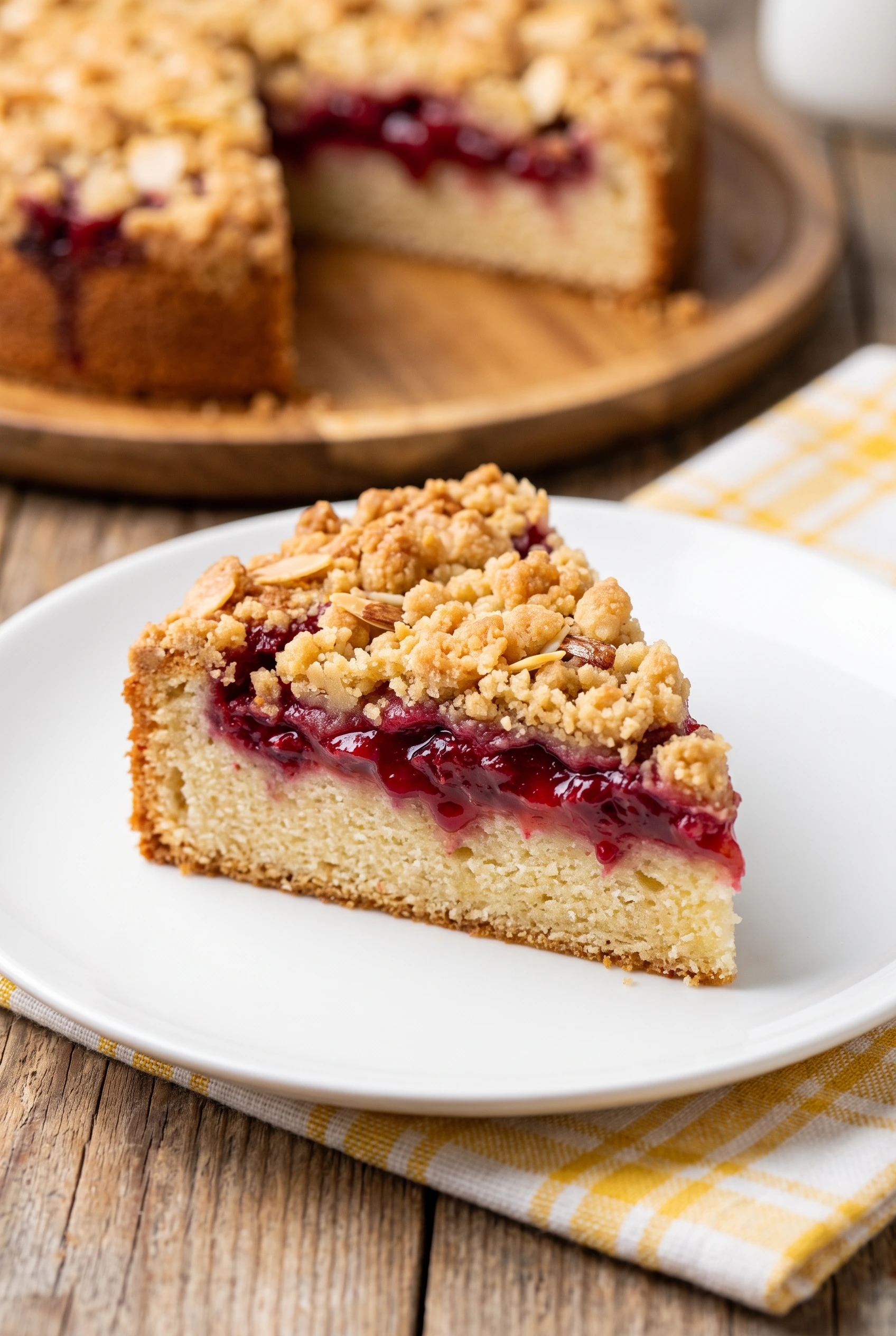 Cherry Crumb Coffee Cake