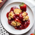 Strawberry Cheesecake Dump Cake