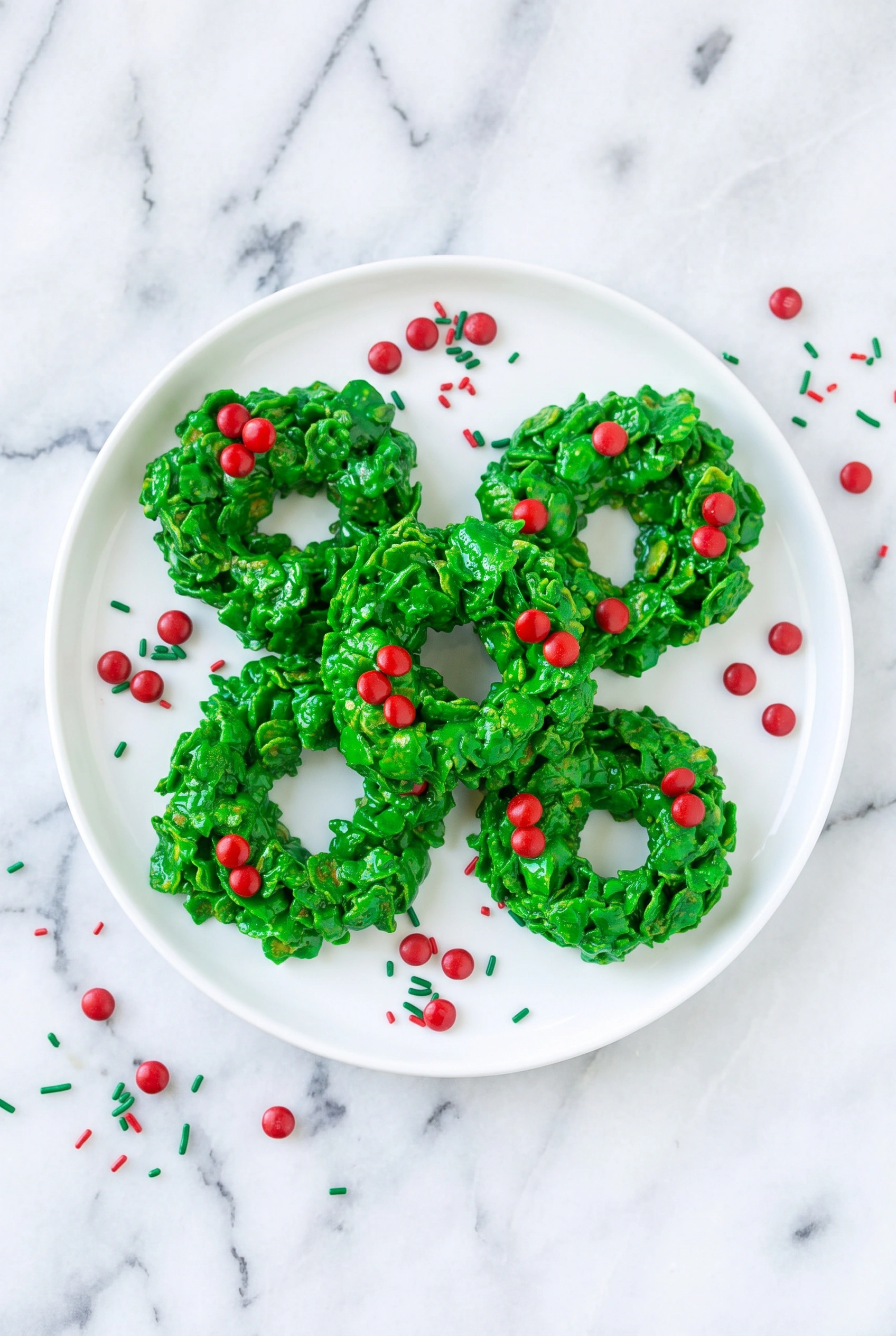 Christmas Wreath Cookies