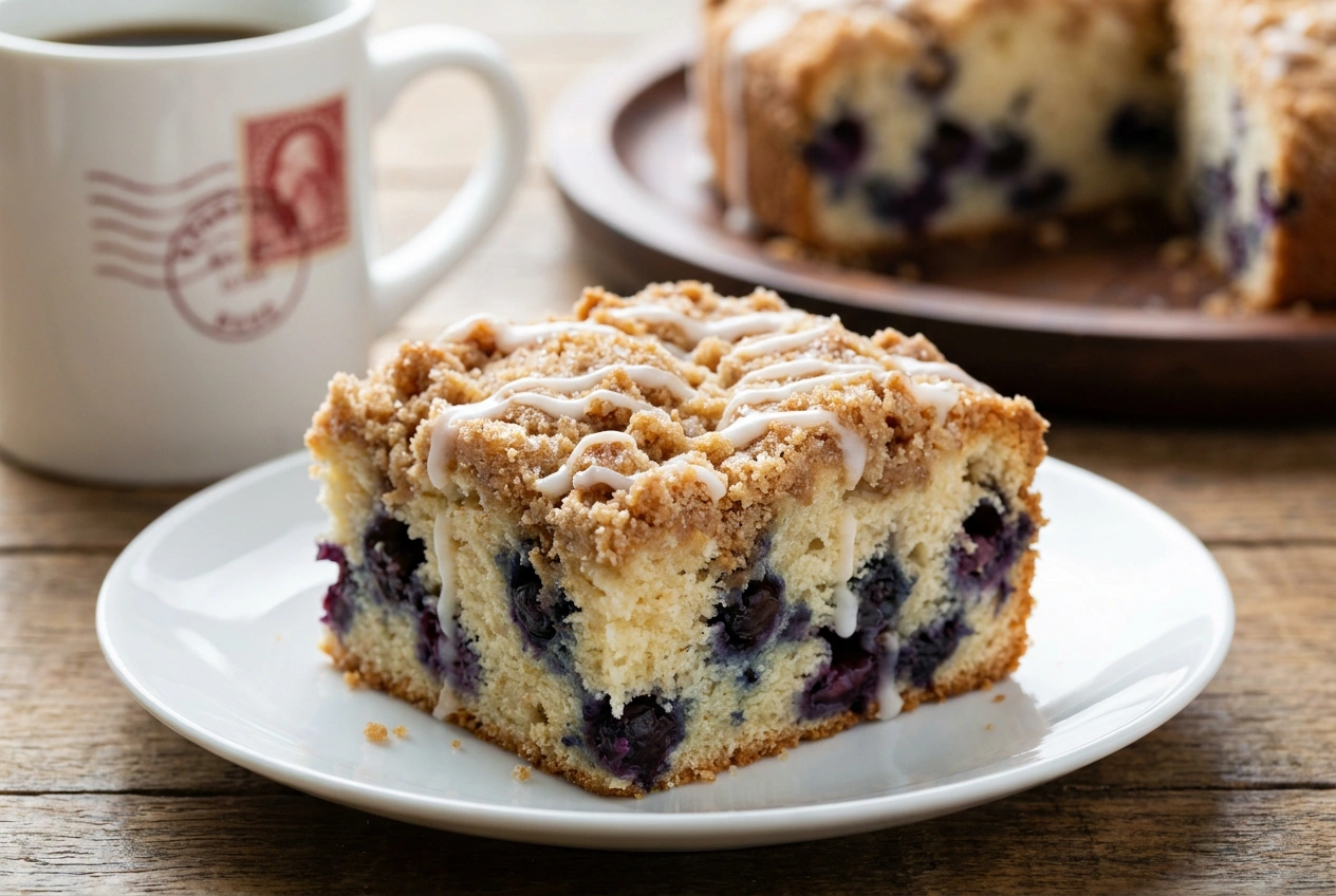 Lemon Blueberry Coffee Cake