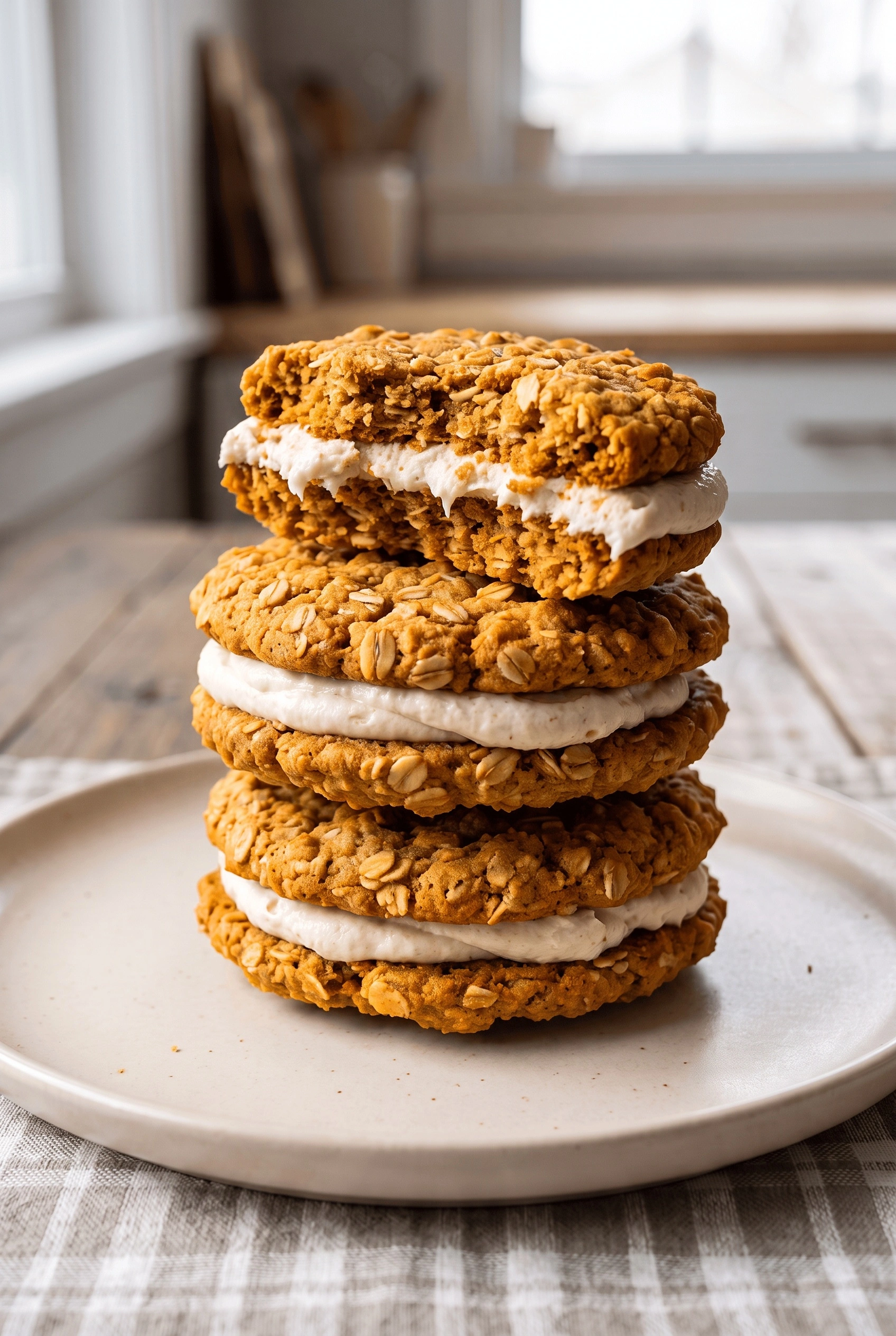 Pumpkin Oatmeal Cream Pies