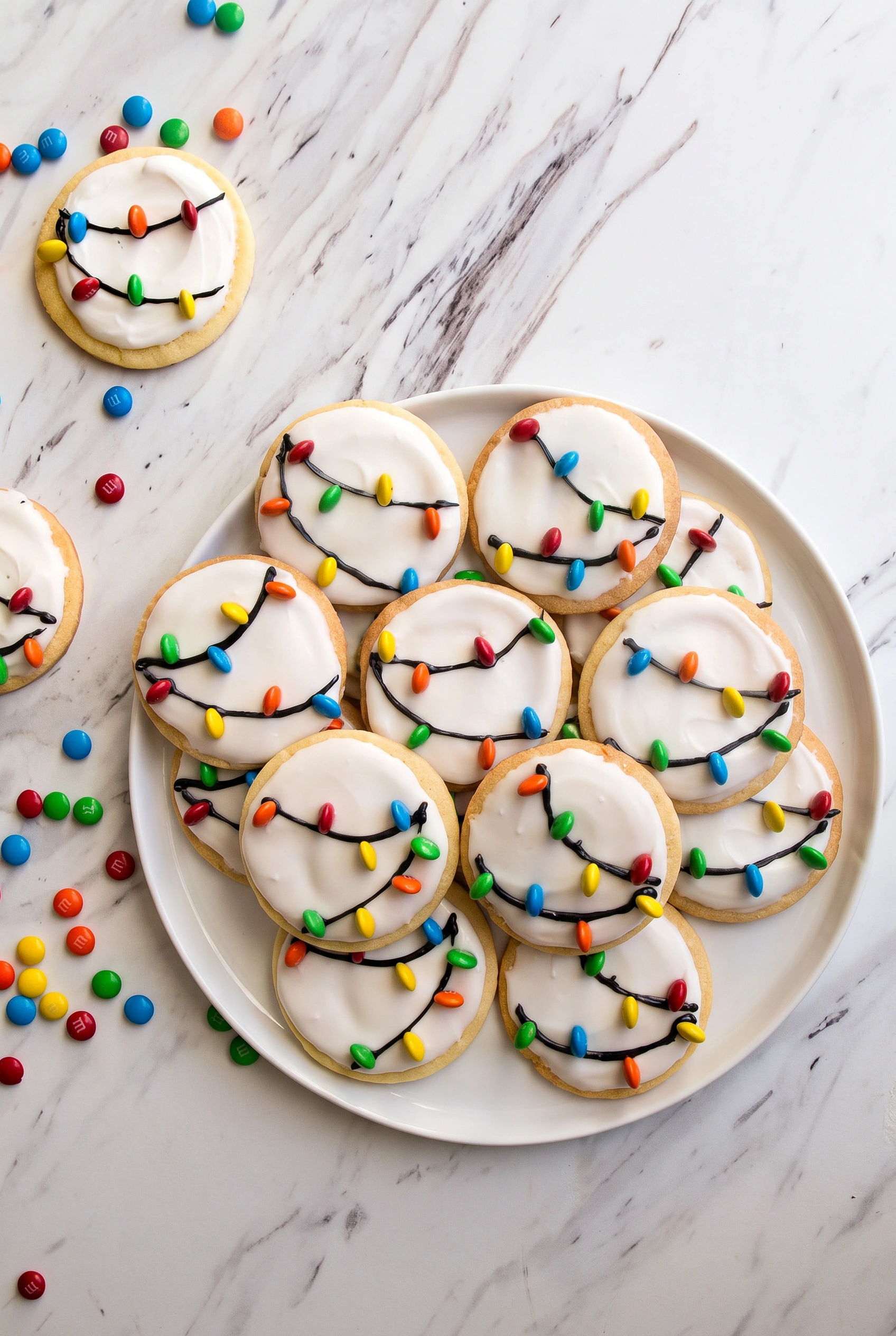 Christmas Lights Cookies