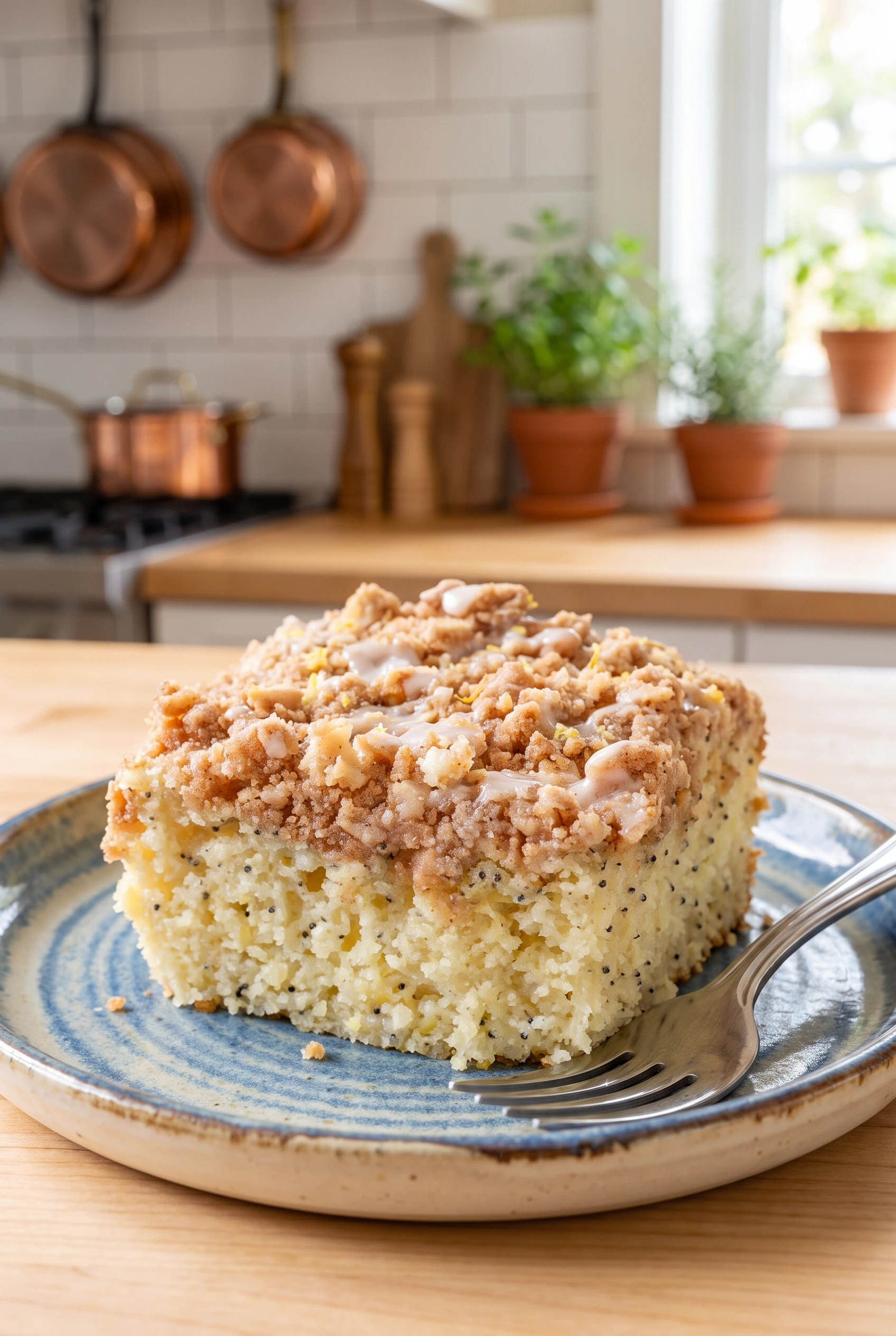 Lemon Poppy Seed Coffee Cake