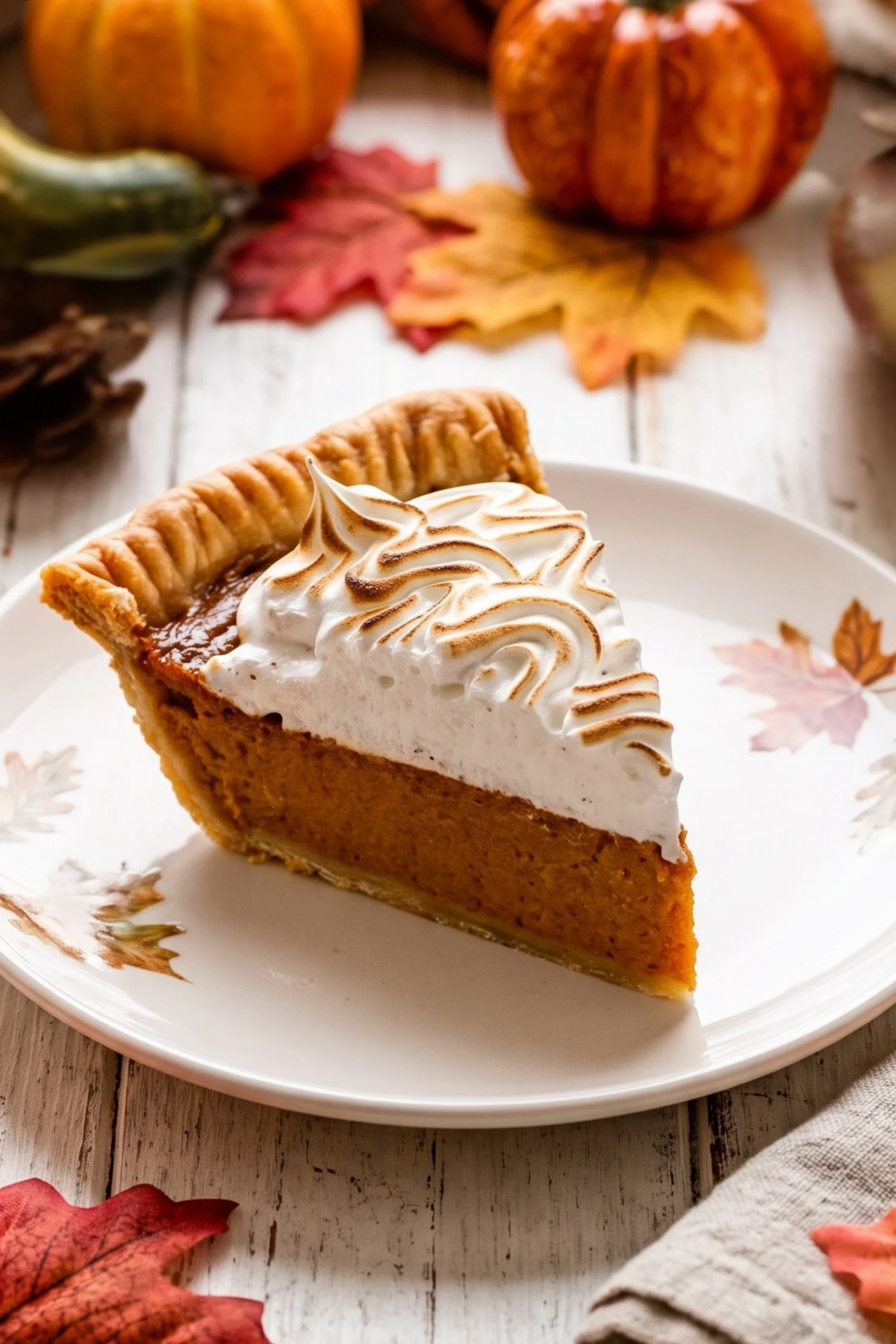 Chai Pumpkin Meringue Pie
