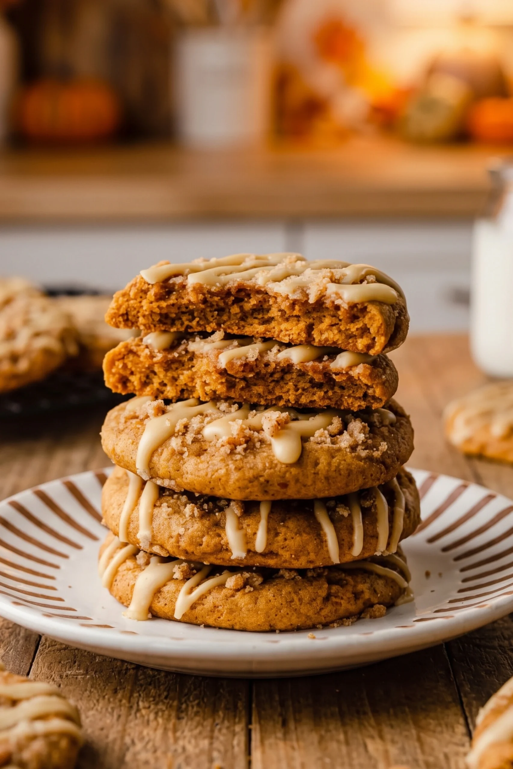 Pumpkin Crumb Cake Cookies
