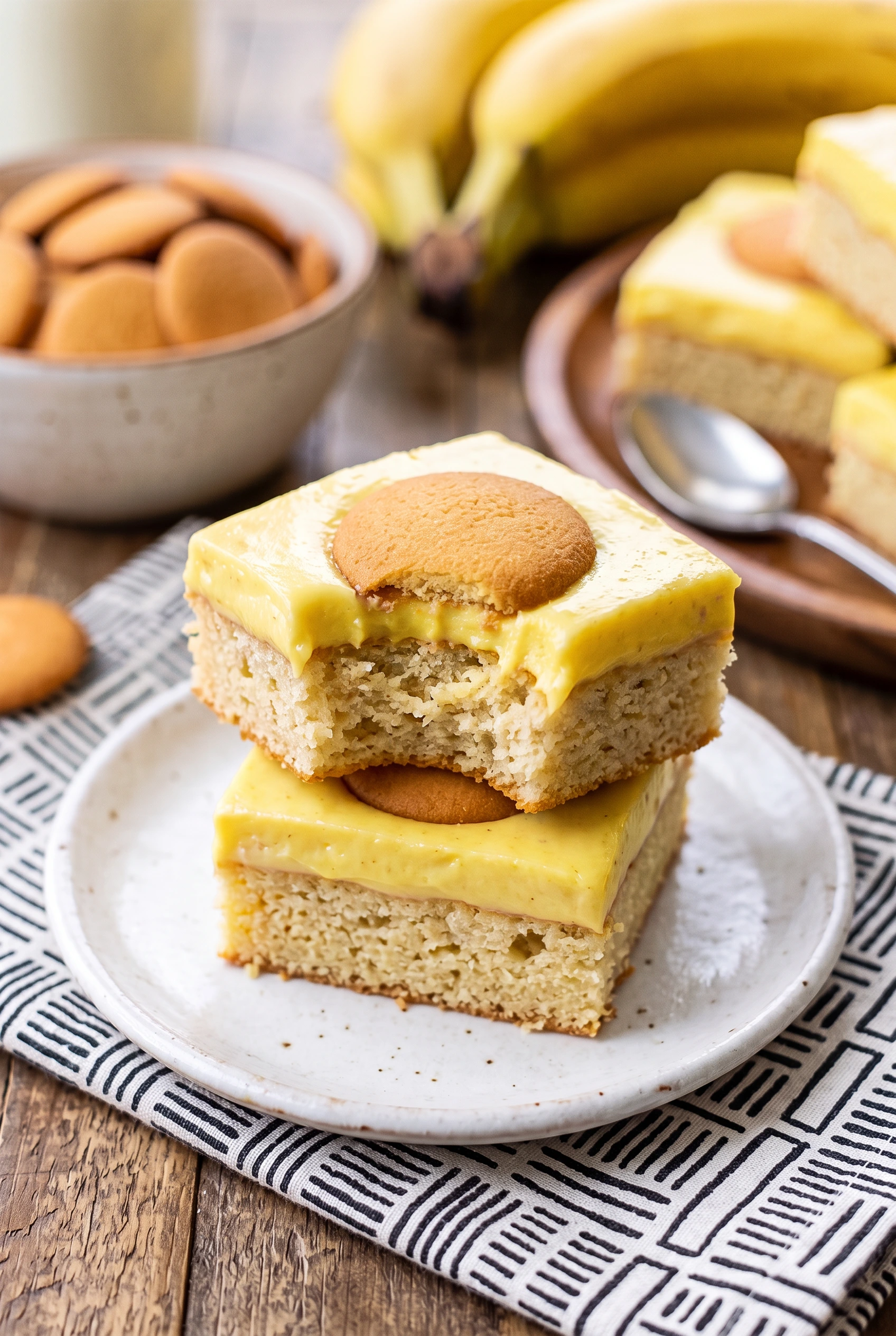 Banana Pudding Brownies