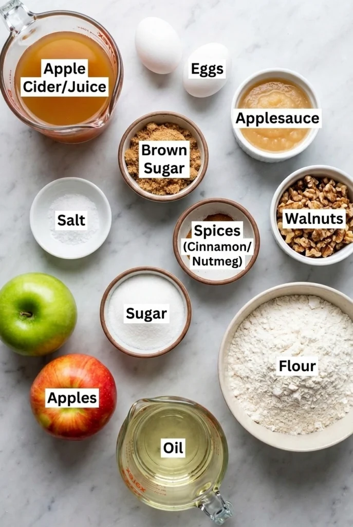 ingredients measured out in bowls.