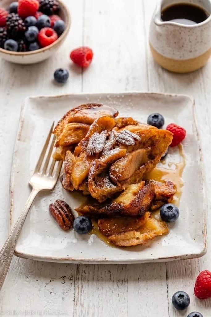 Apple Cider French Toast Bake