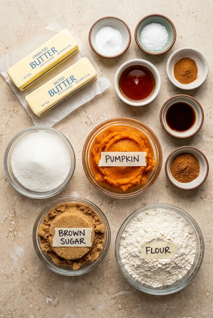ingredients measured out in bowls.