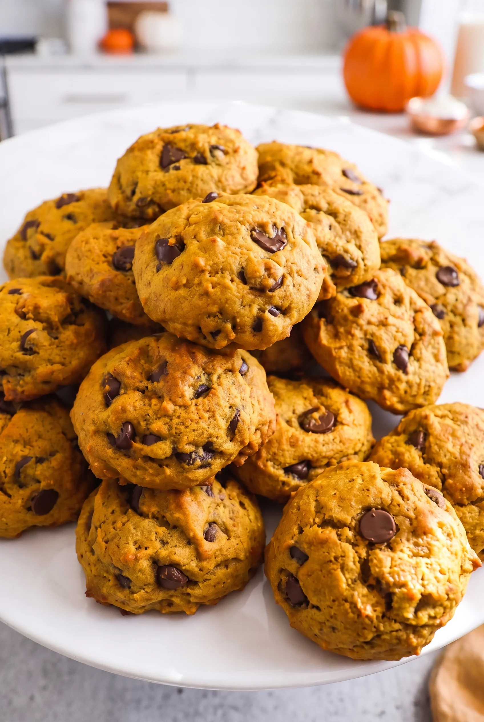 Pumpkin Chocolate Chip Cookies