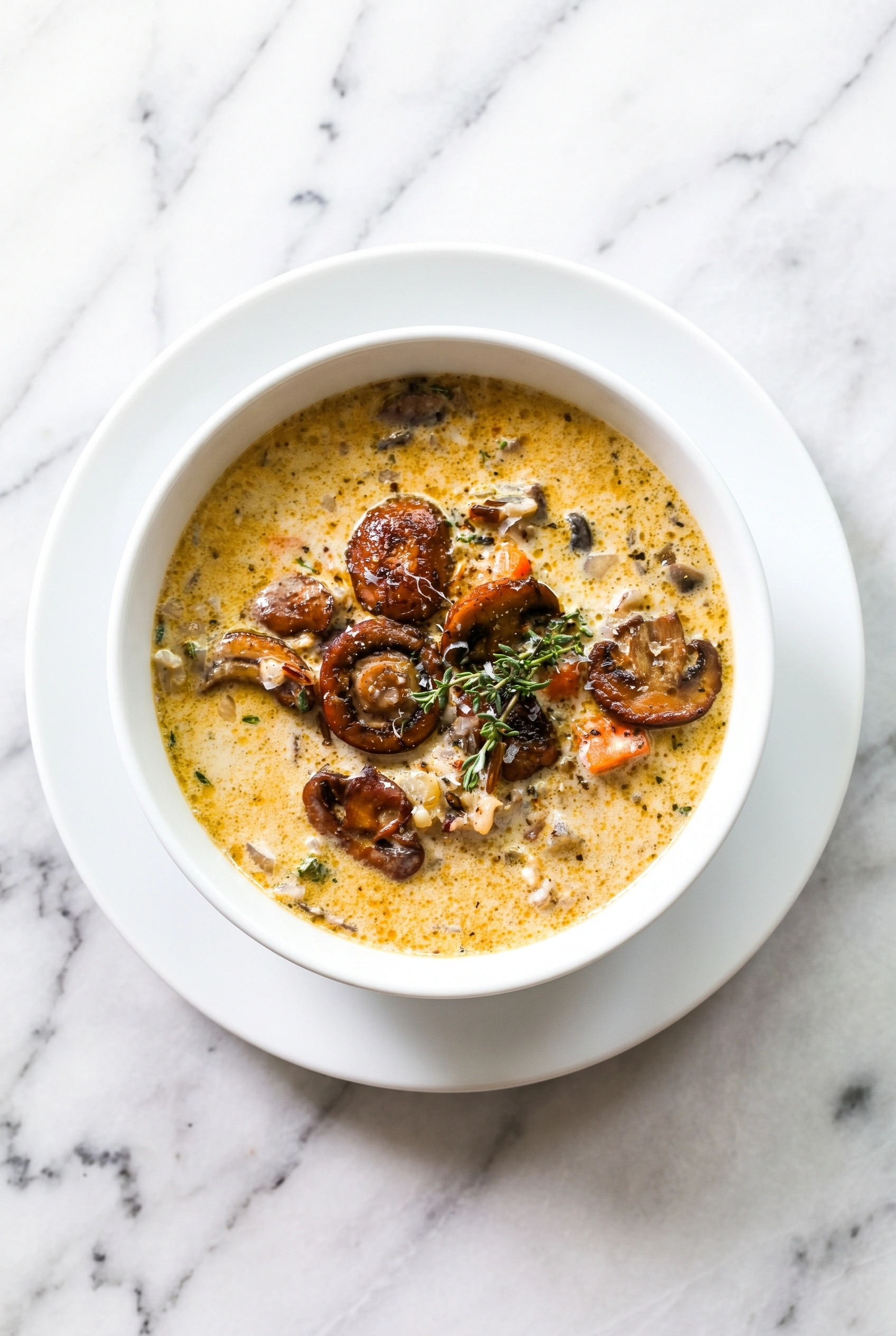 Wild Rice Mushroom Soup
