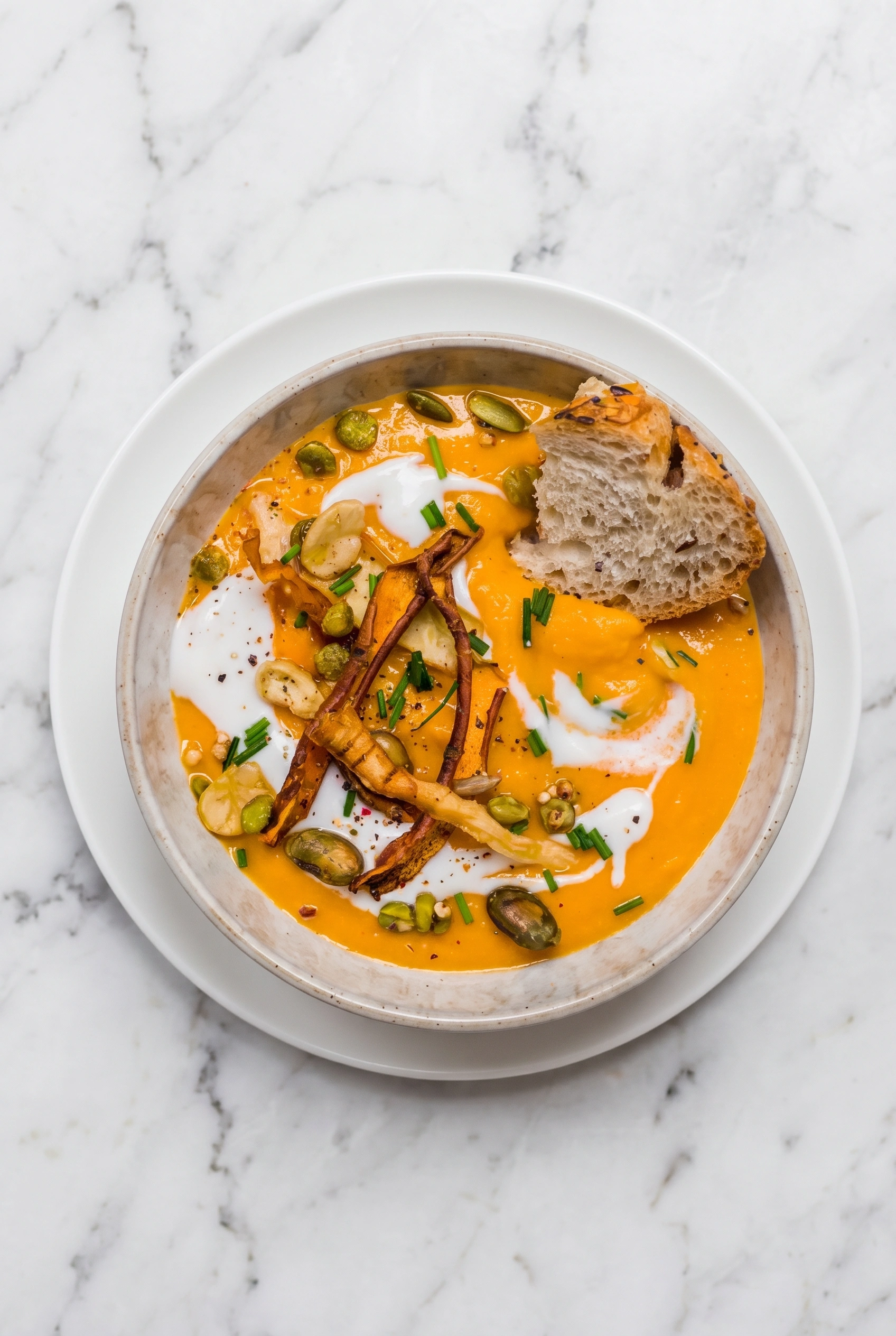 Roasted Root Vegetable Soup