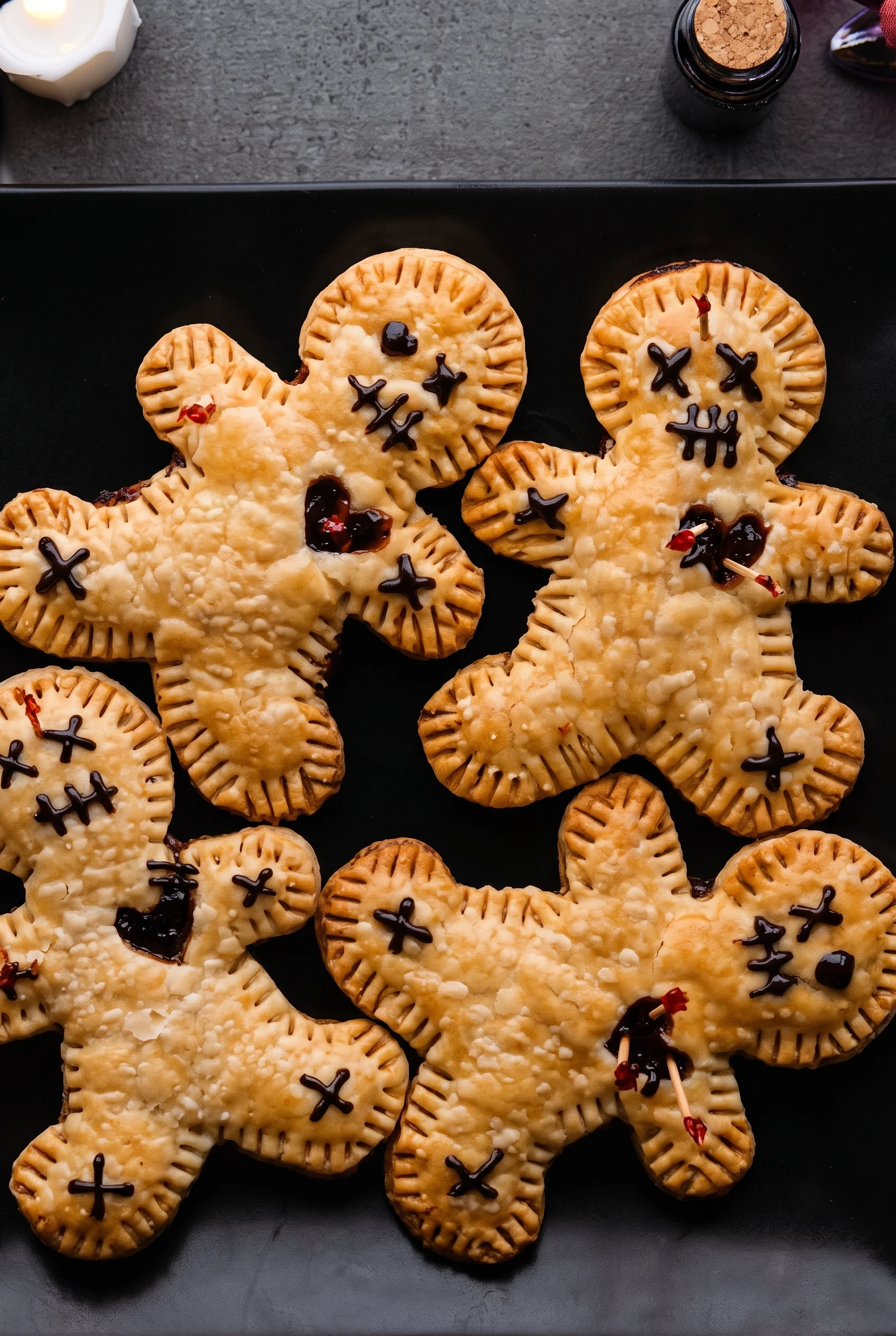 Voodoo Doll Hand Pies