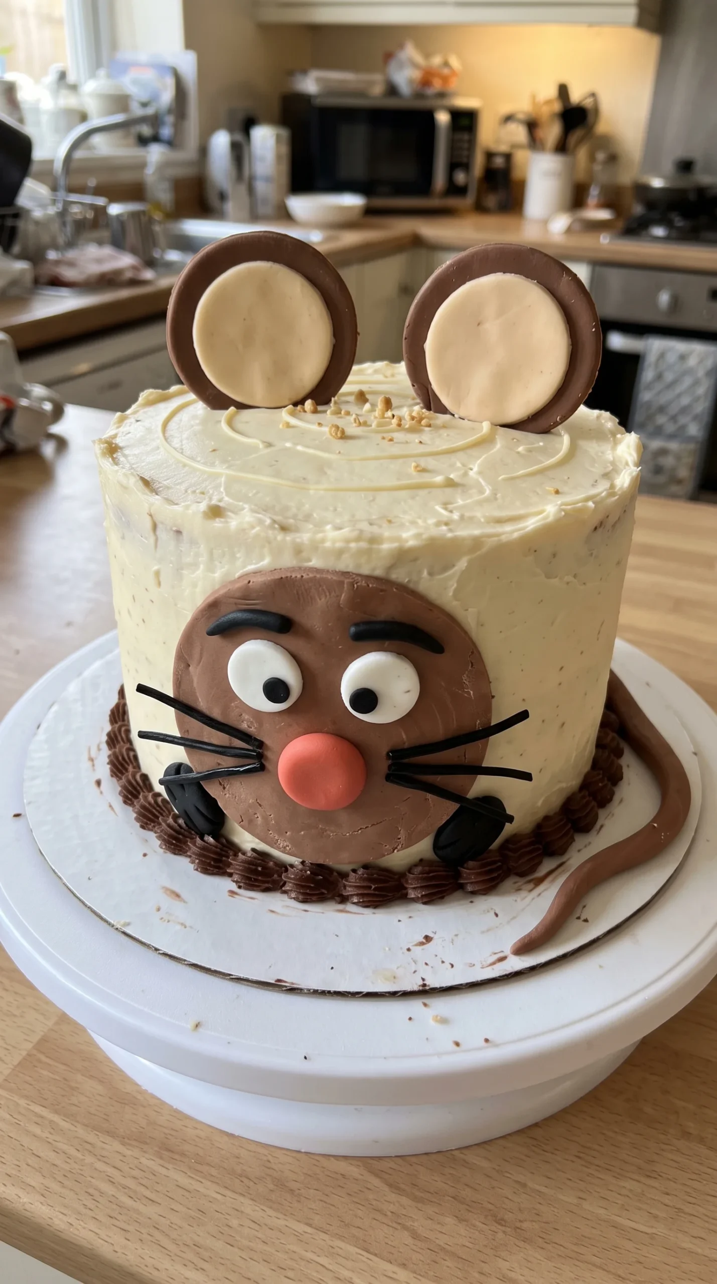 Mouse Face Cake